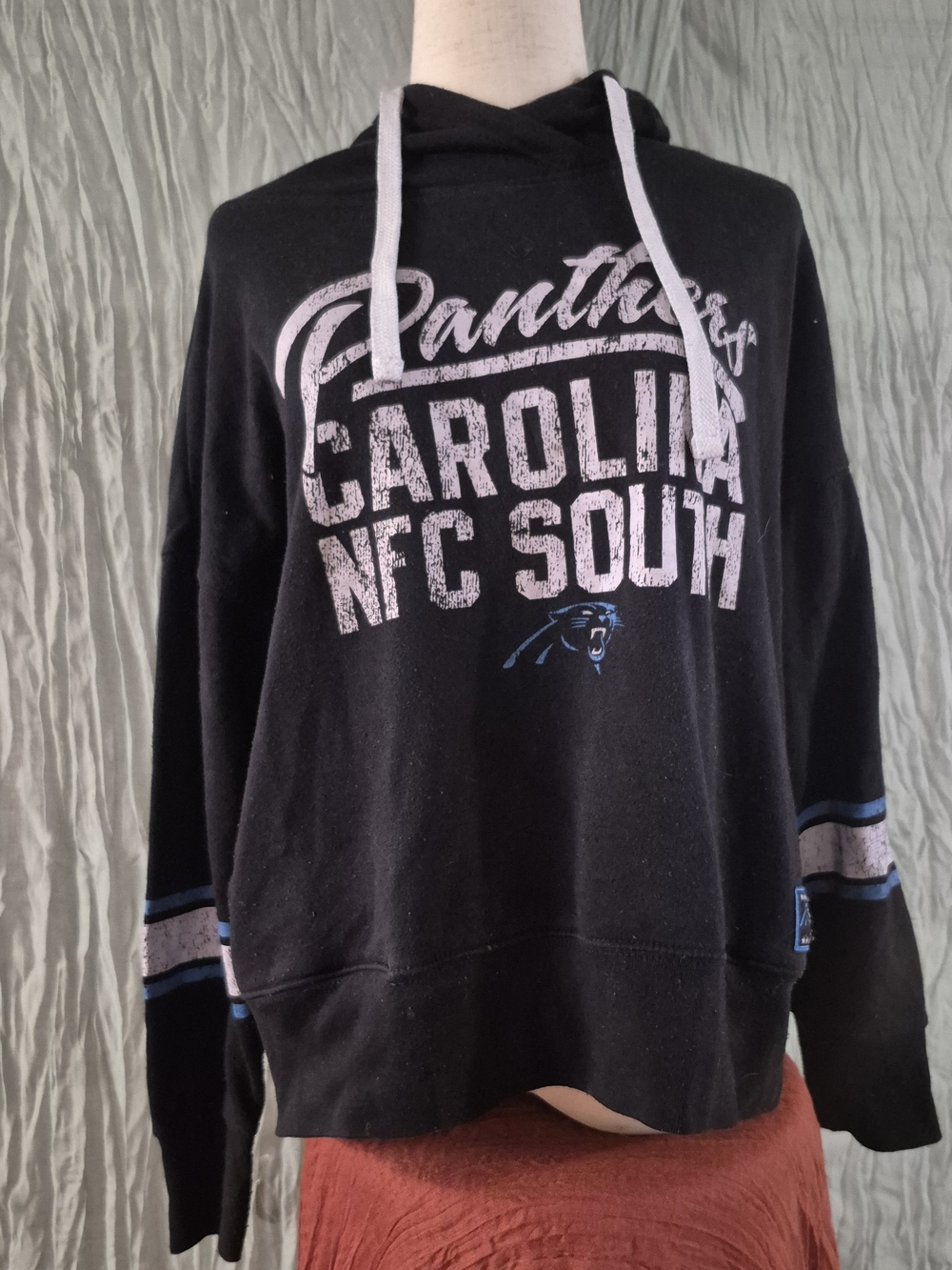NFL Brand Carolina Panthers Black Hoodie